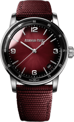 Audemars Piguet Code 11.59 Selfwinding White Gold — Burgundy Index/Arabic Dial | Ref. 15210BC.OO.A500KB.01