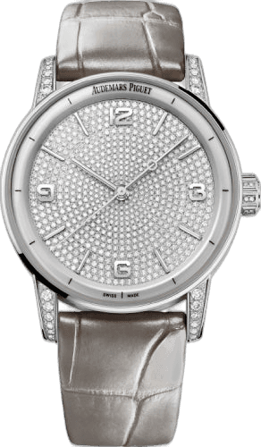 Audemars Piguet Code 11.59 White Gold — Diamond Pavé Dial | Ref. 15210BC.ZZ.D128CR.01