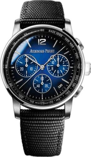 Audemars Piguet Code 11.59 Chronograph White Gold — Blue Dial | Ref. 26393BC.OO.A002KB.01