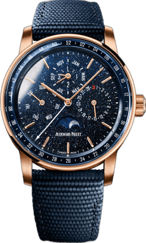 Audemars Piguet Code 11.59 Rose Gold — Blue Aventurine Perpetual Calendar | Ref. 26394OR.OO.D027KB.01