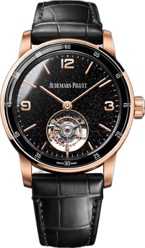 Audemars Piguet Code 11.59 — Flying Tourbillon in Rose Gold, Black Aventurine Dial | Ref. 26396OR.OO.D002CR.02