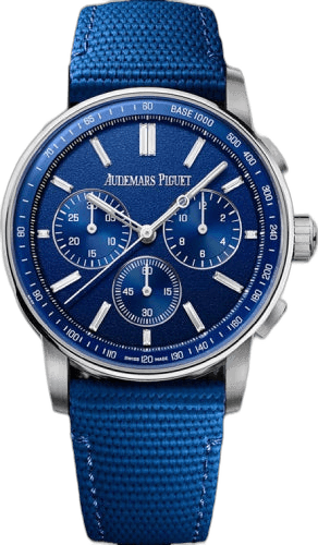 Audemars Piguet Code 11.59 Selfwinding Chronograph Blue Ceramic — Tuscany Blue Grained Dial | Ref. 26439NB.OO.A346KB.01