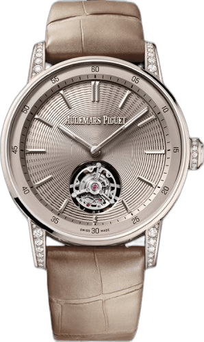 Audemars Piguet Code 11.59 18-Carat Sand Gold — Flying Tourbillon Embossed Dial | Ref. 26665SG.ZZ.D209CR.01