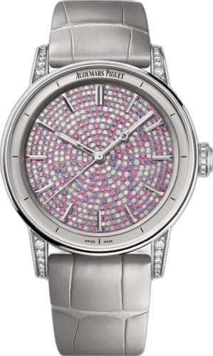 Audemars Piguet Code 11.59 White Gold & Diamonds — Pink Sapphire & Diamond Dial | Ref. 77410BC.ZZ.D132CR.01