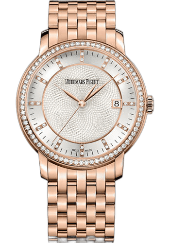 Audemars Piguet Jules Audemars Rose Gold — Diamond-Set Silver Dial | Ref. 15173OR.ZZ.1270OR.01
