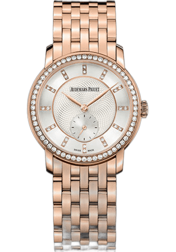 Audemars Piguet Jules Audemars Rose Gold — Diamond-Set Guilloche Dial Small Seconds | Ref. 77251OR.ZZ.1270OR.01