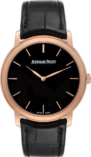 Audemars Piguet Jules Audemars Extra-Thin Rose Gold — Black Lacquer Dial | Ref. 15180OR.OO.A002CR.01