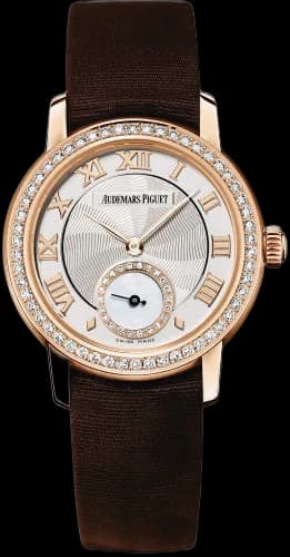 Audemars Piguet Jules Audemars Small Seconds Rose Gold/Diamonds — Silver Roman Dial | Ref. 77228OR.ZZ.A082MR.01