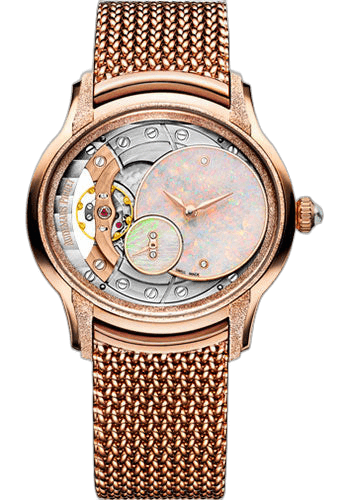 Audemars Piguet Millenary Rose Gold — Frosted Gold White Opal Dial | Ref. 77244OR.GG.1272OR.01
