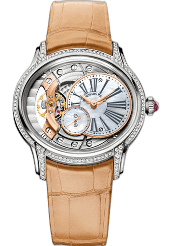 Audemars Piguet Millenary White Gold — Openworked Mother-of-Pearl Off-Centre | Ref. 77247BC.ZZ.A813CR.01
