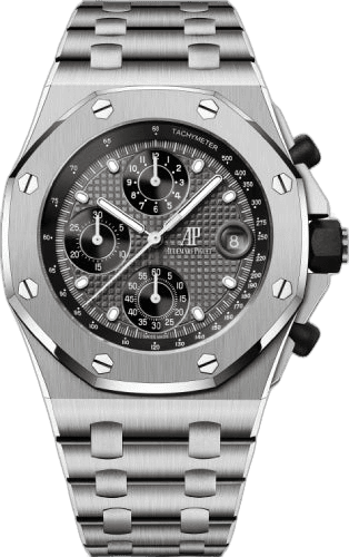 Audemars Piguet Royal Oak Offshore Selfwinding Chronograph Titanium — Grey Petite Tapisserie Dial | Ref. 26238TI.OO.2000TI.01