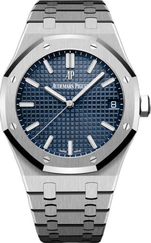 Audemars Piguet Royal Oak Steel — Grande Tapisserie Blue Dial | Ref. 15500ST.OO.1220ST.01