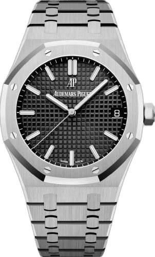 Audemars Piguet Royal Oak Steel — Black Grande Tapisserie Dial | Ref. 15500ST.OO.1220ST.03