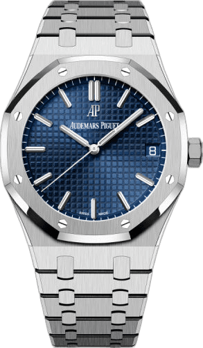 Audemars Piguet Royal Oak White Gold — Blue Grande Tapisserie Dial | Ref. 15503BC.OO.1220BC.01