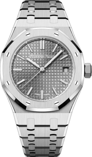 Audemars Piguet Royal Oak Steel Diamond Bezel — Grey Grande Tapisserie Dial | Ref. 15550ST.OO.1356ST.03