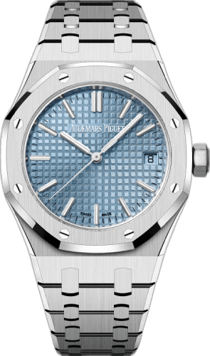 Audemars Piguet Royal Oak Steel 50th Anniversary — Blue Grande Tapisserie Dial | Ref. 15550ST.OO.1356ST.04