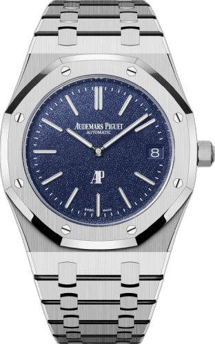 Audemars Piguet Royal Oak Jumbo Extra-Thin White Gold — Grainy Blue Dial | Ref. 16202BC.OO.1240BC.02
