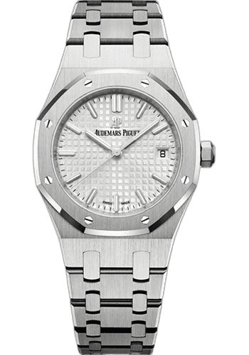 Audemars Piguet Royal Oak Steel — Silver Grande Tapisserie Dial | Ref. 77350ST.OO.1261ST.01