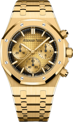 Audemars Piguet Royal Oak Yellow Gold — Smoked Yellow Grande Tapisserie Chronograph | Ref. 26240BA.OO.1320BA.02