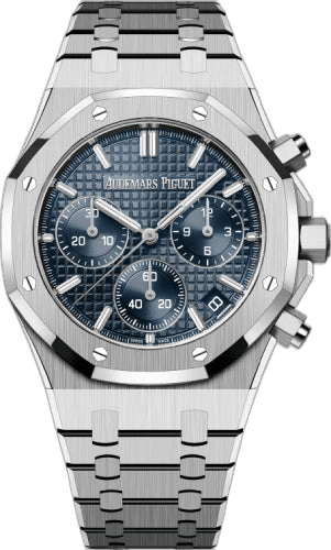 Audemars Piguet Royal Oak Steel — Blue Grande Tapisserie Chronograph Dial | Ref. 26240ST.OO.1320ST.05