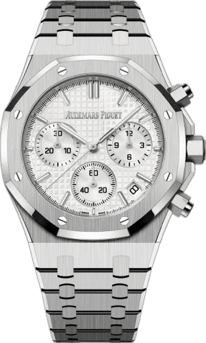 Audemars Piguet Royal Oak Steel — Silver Grande Tapisserie Chronograph | Ref. 26240ST.OO.1320ST.07