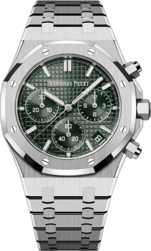 Audemars Piguet Royal Oak Chronograph Steel — Khaki Green Grande Tapisserie 41mm | Ref. 26240ST.OO.1320ST.08