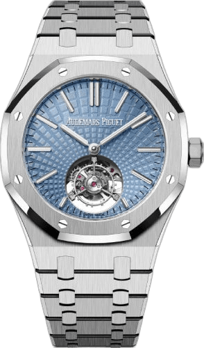 Audemars Piguet Royal Oak Platinum — Blue Tapisserie Evolutive Dial | Ref. 26530PT.OO.1220PT.01