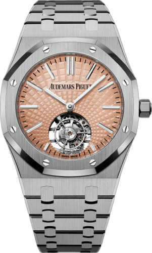 Audemars Piguet Royal Oak Flying Tourbillon Titanium — Salmon Tapisserie Evolutive Dial | Ref. 26531TI.OO.1220TI.01