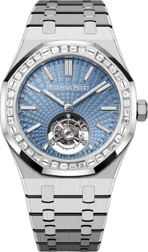 Audemars Piguet Royal Oak Platinum — Tapisserie Evolutive Blue Dial | Ref. 26535PT.ZZ.1220PT.01
