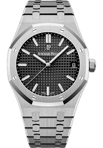 Audemars Piguet Royal Oak Steel — Black Mega Tapisserie Dial | Ref. 15500ST.OO.1220ST.03