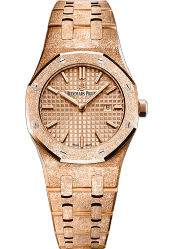 Audemars Piguet Royal Oak Frosted Gold Rose Gold — Pink Grande Tapisserie Dial | Ref. 67653OR.GG.1263OR.02