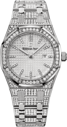 Audemars Piguet Royal Oak White Gold/Diamonds Ladies — Diamond-Set Bracelet | Ref. 67652BC.ZZ.1262BC.01