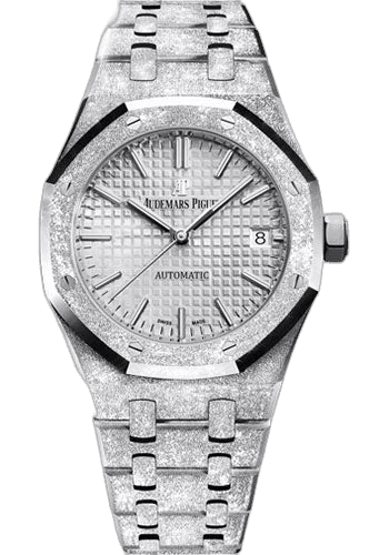 Audemars Piguet Royal Oak White Gold — Frosted Gold Rhodium Grande Tapisserie Dial | Ref. 15454BC.GG.1259BC.01