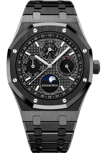 Audemars Piguet Royal Oak Ceramic — Slate Perpetual Calendar with Week Indication | Ref. 26579CE.OO.1225CE.01
