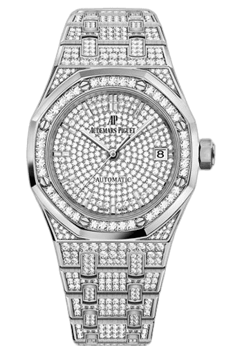 Audemars Piguet Royal Oak White Gold & Diamonds — Full Diamond Dial | Ref. 15452BC.ZZ.1258BC.01