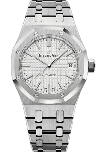 Audemars Piguet Royal Oak Selfwinding Steel — Silver Grande Tapisserie, 37 mm | Ref. 15450ST.OO.1256ST.01
