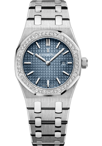 Audemars Piguet Royal Oak None — Smoked Blue Grande Tapisserie Dial | Ref. 67651IP.ZZ.1261IP.01