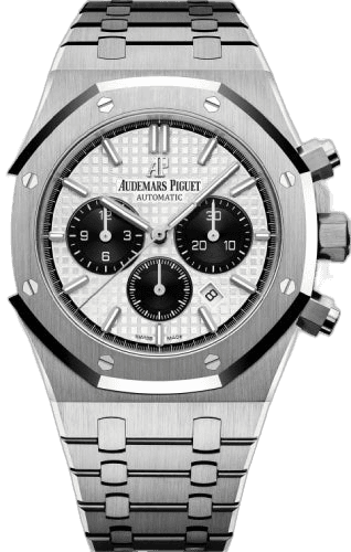 Audemars Piguet Royal Oak Chronograph Steel — White "Panda" Grande Tapisserie Dial | Ref. 26331ST.OO.1220ST.03