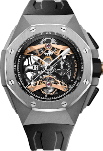 Audemars Piguet Royal Oak Concept Tourbillon Chronograph Titanium — Openworked Skeleton Dial | Ref. 26612TI.OO.D002CA.01