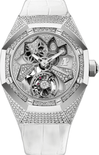 Audemars Piguet Royal Oak Concept Flying Tourbillon White Gold Diamonds — Diamond Pavé Dial | Ref. 26227BC.ZZ.D011CR.01