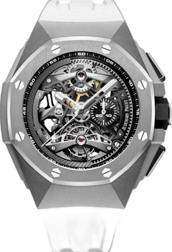 Audemars Piguet Royal Oak Concept Tourbillon Chronograph Openworked Selfwinding Titanium — Skeleton Dial | Ref. 26587TI.OO.D010CA.01