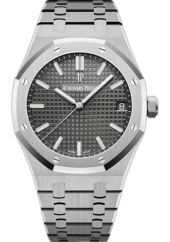 Audemars Piguet Royal Oak Steel — Slate Grey Grande Tapisserie | Ref. 15500ST.OO.1220ST.02