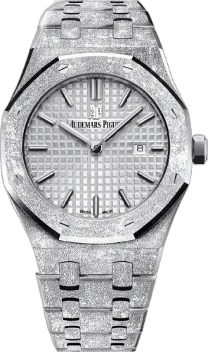 Audemars Piguet Royal Oak Frosted Gold White Gold Quartz — Rhodium Grande Tapisserie Dial | Ref. 67653BC.GG.1263BC.01