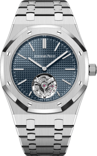 Audemars Piguet Royal Oak Jumbo Extra-Thin 39mm Steel — Blue Petite Tapisserie | Ref. 26670ST.OO.1240ST.02