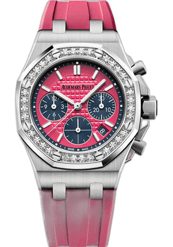 Audemars Piguet Royal Oak Offshore Selfwinding Chronograph Stainless Steel — Lady Tapisserie Pink Dial | Ref. 26231ST.ZZ.D069CA.01