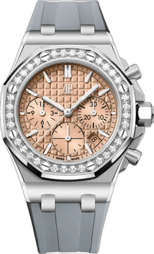 Audemars Piguet Royal Oak Offshore Steel Diamond Bezel — Salmon Lady Tapisserie Dial | Ref. 26231ST.ZZ.A178CA.01