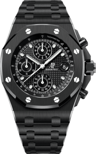 Audemars Piguet Royal Oak Offshore Ceramic — Petite Tapisserie Black Dial | Ref. 26238CE.OO.1300CE.01