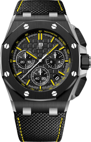 Audemars Piguet Royal Oak Offshore Ceramic — Black Mega Tapisserie Dial, 43mm Selfwinding | Ref. 26420CE.OO.A005VE.01