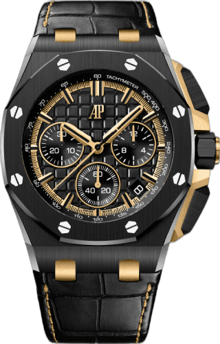 Audemars Piguet Royal Oak Offshore Ceramic — Black Méga Tapisserie Dial | Ref. 26420CE.OO.A127CR.01