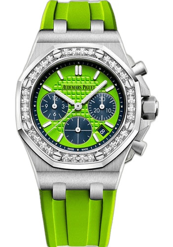 Audemars Piguet Royal Oak Offshore Steel — Green Lady Tapisserie Chronograph Dial 37mm | Ref. 26231ST.ZZ.D038CA.01